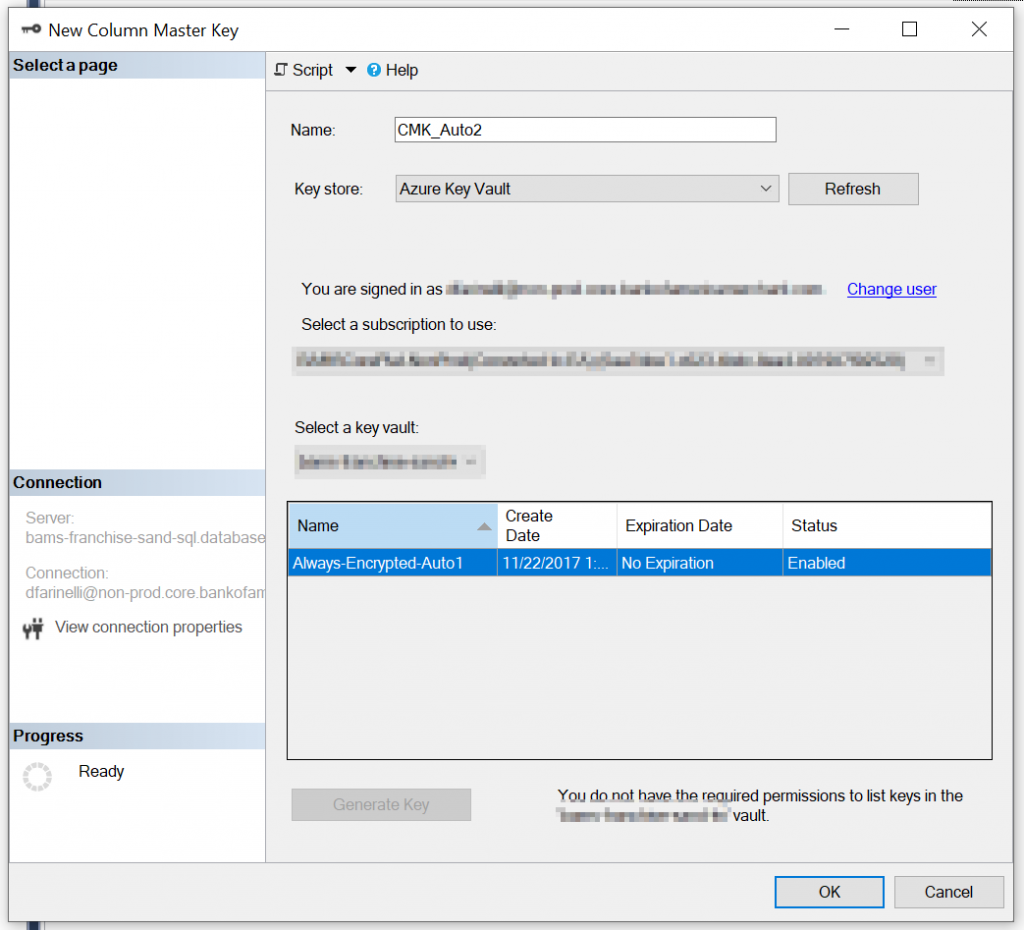Copying A Database In Azure With Always Encrypted Data Dave Farinelli Copying A Database In Azure With Always Encrypted Data Dave Farinelli